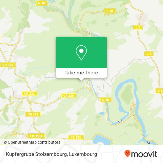 Kupfergrube Stolzembourg map