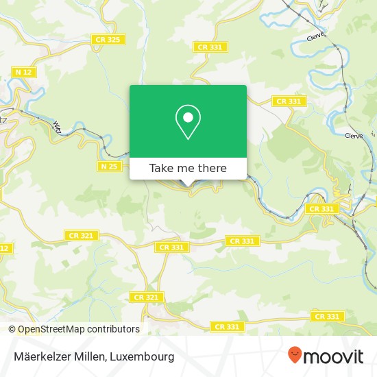 Mäerkelzer Millen map