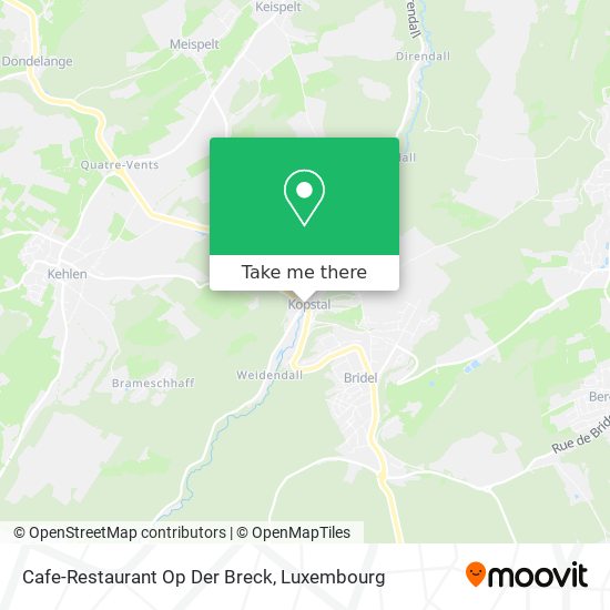 Cafe-Restaurant Op Der Breck map