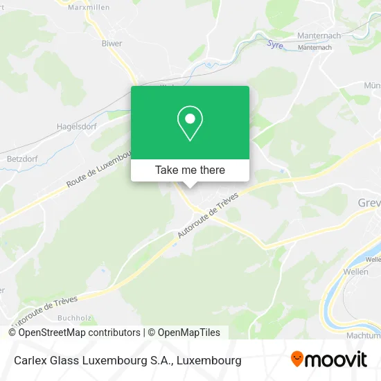 Carlex Glass Luxembourg S.A. map