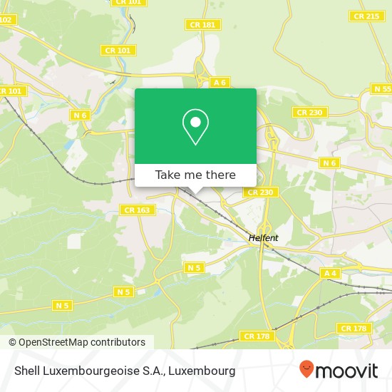 Shell Luxembourgeoise S.A. map