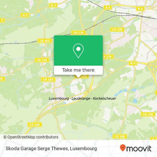 Skoda Garage Serge Thewes map