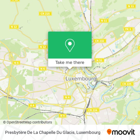 Presbytère De La Chapelle Du Glacis map