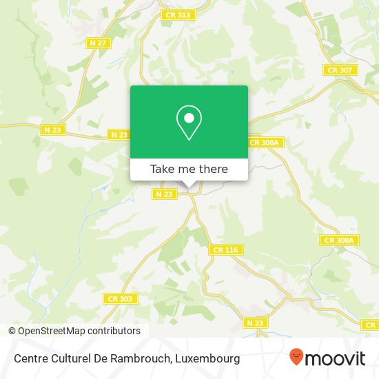 Centre Culturel De Rambrouch Karte