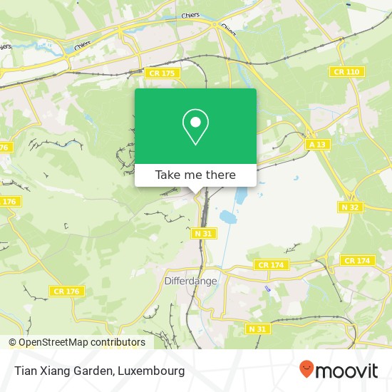 Tian Xiang Garden map