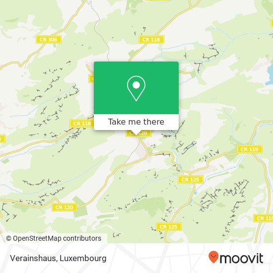 Verainshaus map