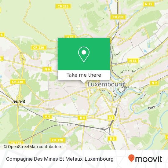 Compagnie Des Mines Et Metaux map