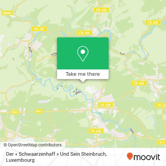 Der « Schwaarzenhaff » Und Sein Steinbruch map