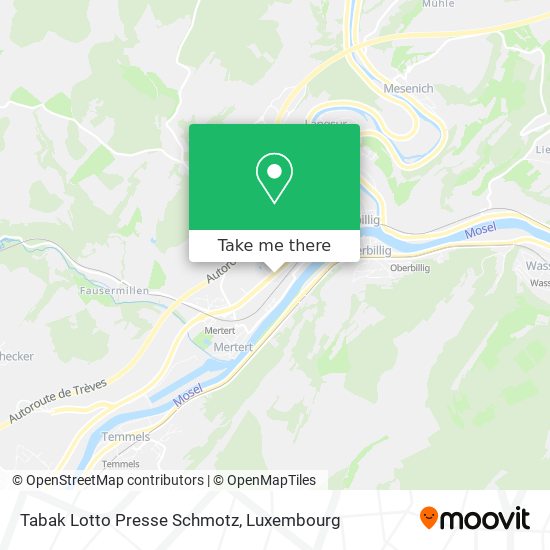 Tabak Lotto Presse Schmotz map