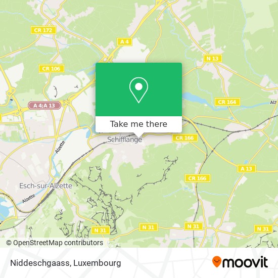 Niddeschgaass map
