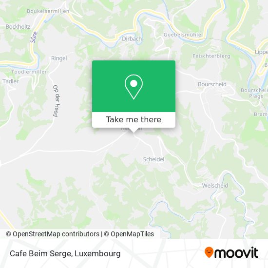 Cafe Beim Serge map