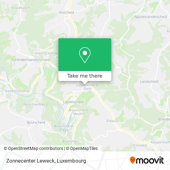 Zonnecenter Leweck map