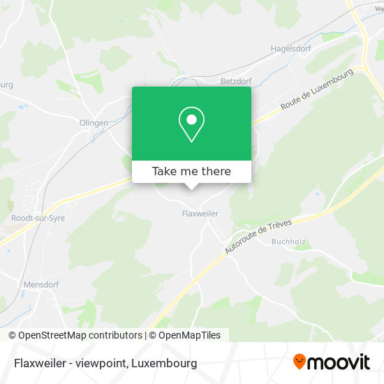 Flaxweiler - viewpoint map