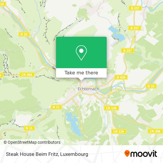 Steak House Beim Fritz map