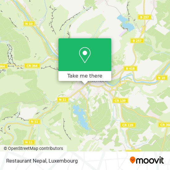 Restaurant Nepal map