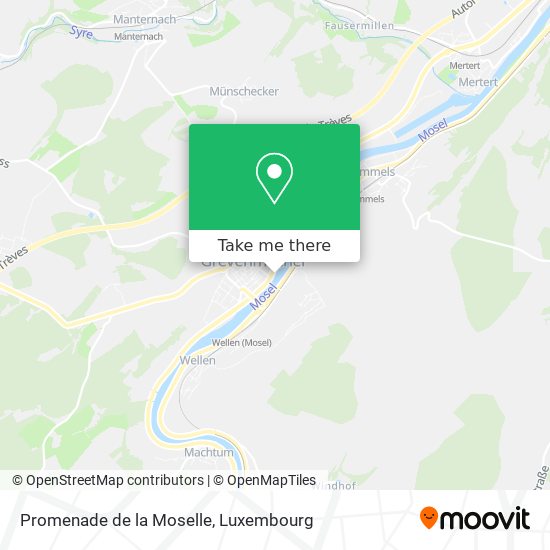 Promenade de la Moselle map