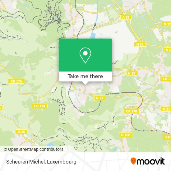 Scheuren Michel map