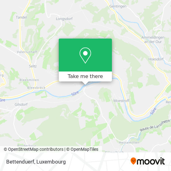 Bettenduerf map