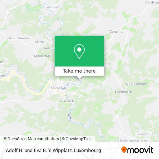 Adolf H. und Eva B. 's Wipplatz Karte