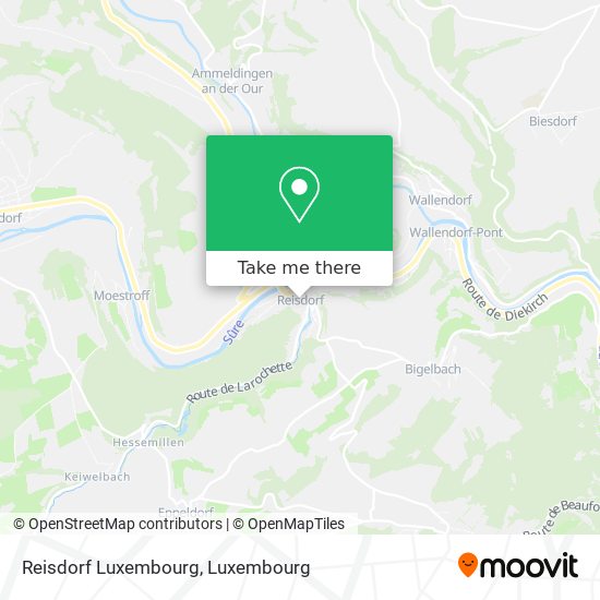 Reisdorf Luxembourg Karte