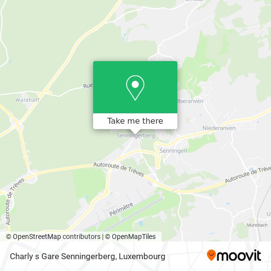 Charly s Gare Senningerberg map