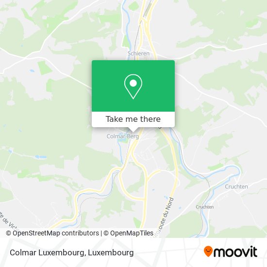 Colmar Luxembourg Karte