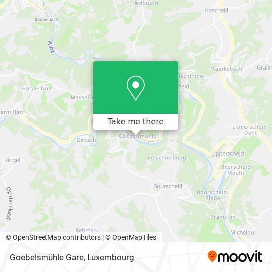 Goebelsmühle Gare map