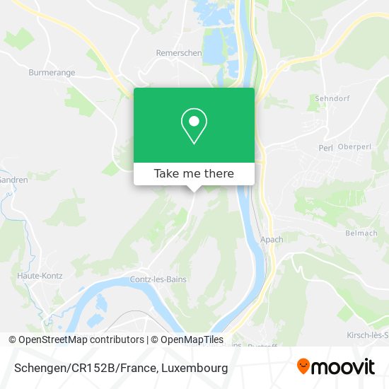 Schengen/CR152B/France map