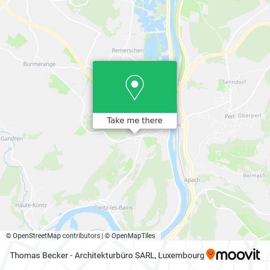 Thomas Becker - Architekturbüro SARL map