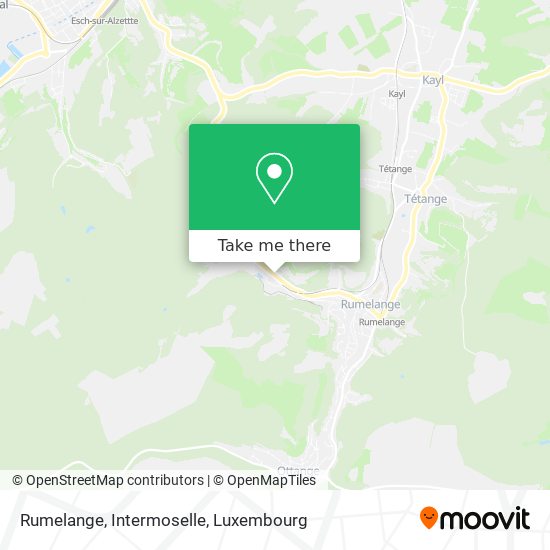 Rumelange, Intermoselle Karte