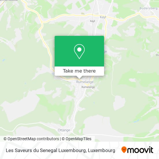 Les Saveurs du Senegal Luxembourg map