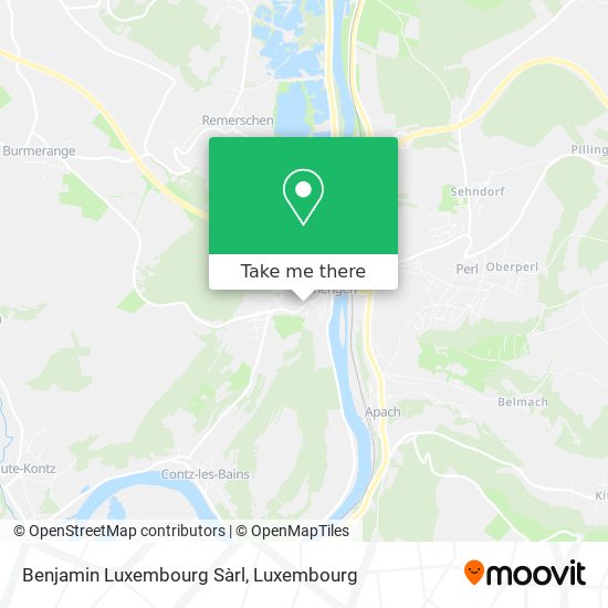 Benjamin Luxembourg Sàrl map