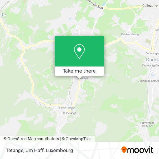 Tétange, Um Haff map