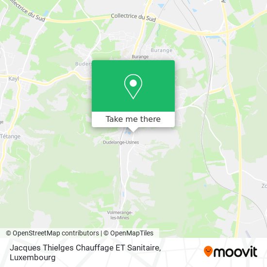 Jacques Thielges Chauffage ET Sanitaire map