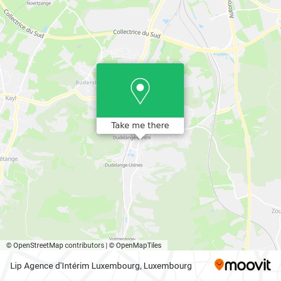 Lip Agence d'Intérim Luxembourg map