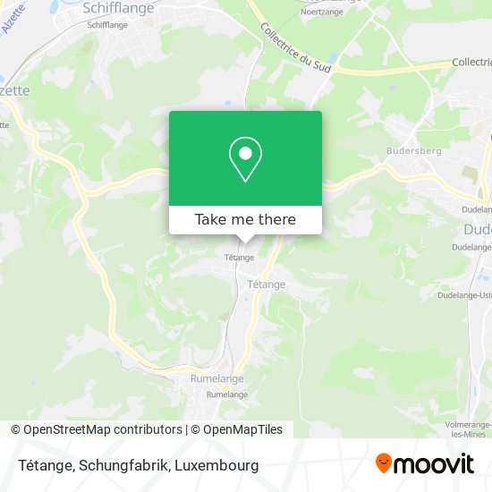 Tétange, Schungfabrik map