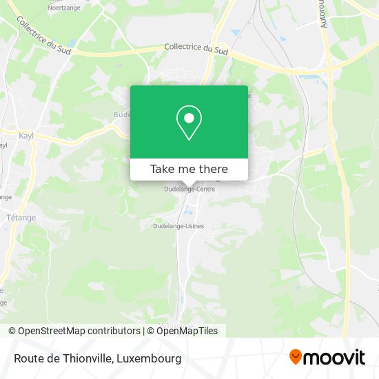 Route de Thionville map