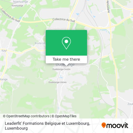 Leaderfit' Formations Belgique et Luxembourg map