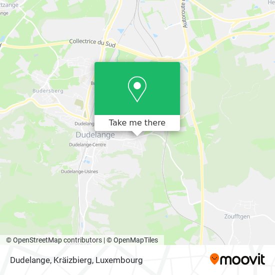 Dudelange, Kräizbierg map