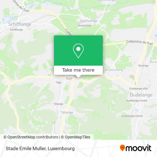 Stade Emile Muller map