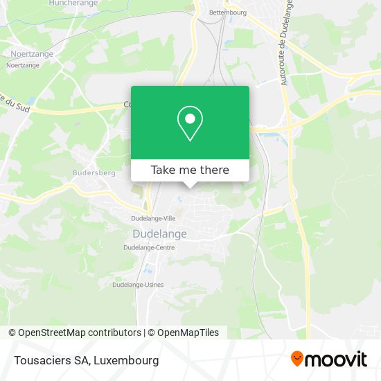 Tousaciers SA map