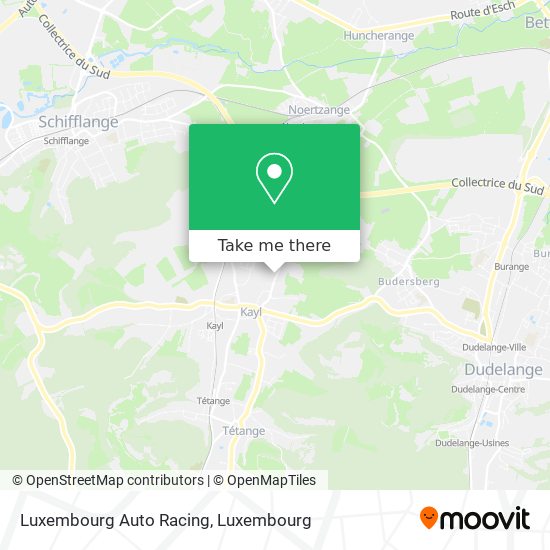 Luxembourg Auto Racing Karte