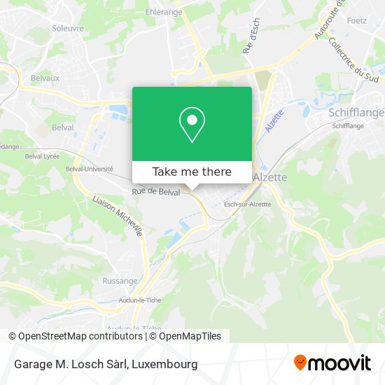 Garage M. Losch Sàrl map