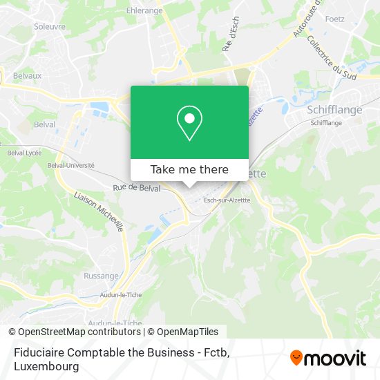 Fiduciaire Comptable the Business - Fctb map