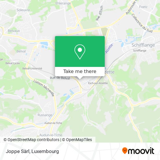 Joppe Sàrl map