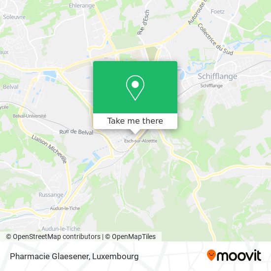 Pharmacie Glaesener map