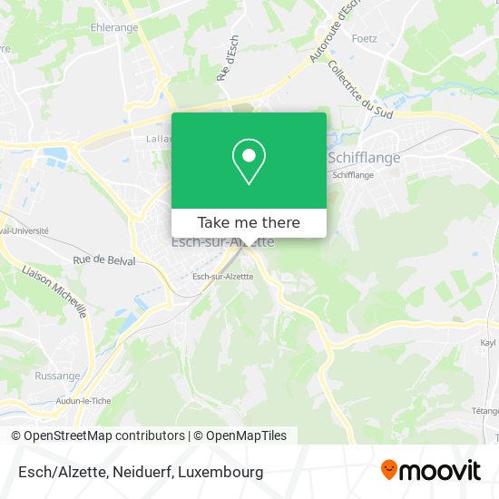 Esch/Alzette, Neiduerf map