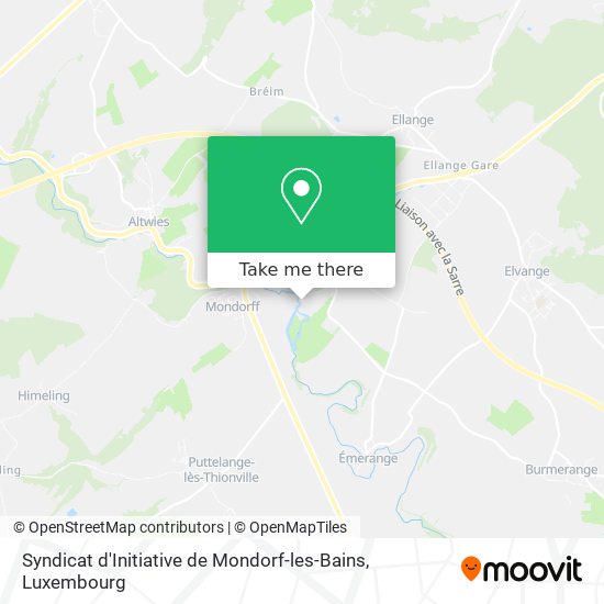 Syndicat d'Initiative de Mondorf-les-Bains map