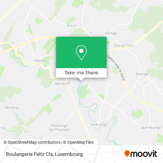 Boulangerie Feltz Cla map