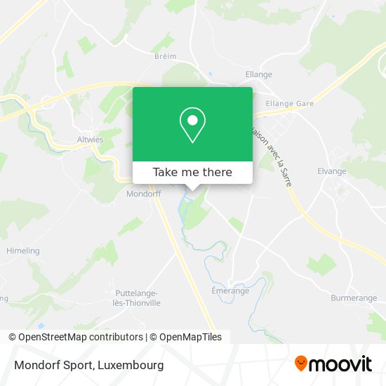 Mondorf Sport map